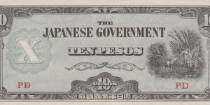 Philippines (japanese occupation - WW II) 10 pesos 1942 Banknote