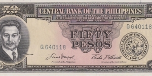 Philippines 50 pesos 1949 Banknote