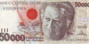  50,000 Cruzeiros Banknote