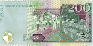 Banknote from Mauritius