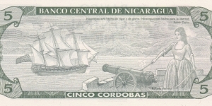 Banknote from Nicaragua