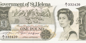 St.Helena 1 pound 1981 Banknote