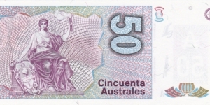 Banknote from Argentina