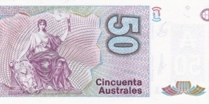 Banknote from Argentina