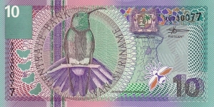 Suriname 10 gulden 2000 Banknote
