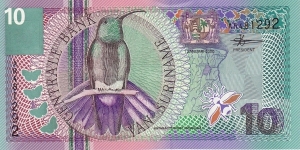 Suriname 10 gulden 2000 Banknote