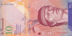 Venezuela 10 bolívares 2009  Banknote