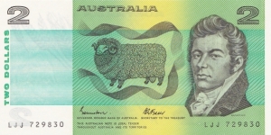 Australia 2$ 1974-1985 Banknote