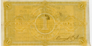 Banknote from Colombia