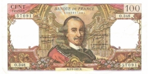 100 Francs(1968) Banknote