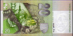 Banknote from Slovakia