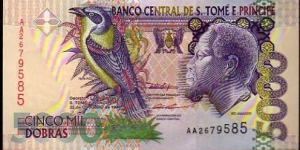 5000 Dobros__
pk# 65 a (2)__
22.10.1996 Banknote