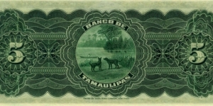 Banknote from Mexico