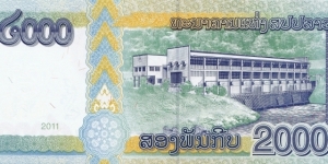 Banknote from Laos