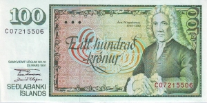  100 Kronur Banknote