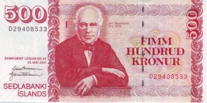  500 Kronur Banknote