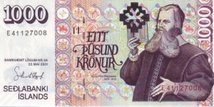  1000 Kronur Banknote