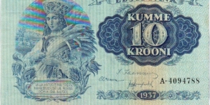  10 Krooni Banknote