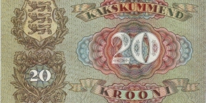 Banknote from Estonia