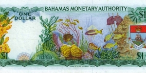 Banknote from Bahamas