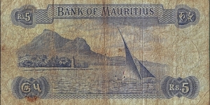 Banknote from Mauritius