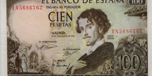 100 Peseta Banknote