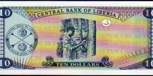 Banknote from Liberia