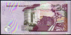 Banknote from Mauritius