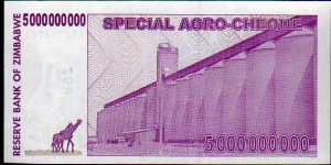 Banknote from Zimbabwe