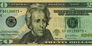 A star, $20 Federal Reserve Note : Atlanta Banknote