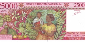 Banknote from Madagascar