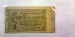 1 rentemark Banknote