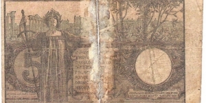 Banknote from Italy