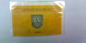 Banknote from Lithuania