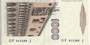 Banknote from Italy