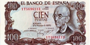 100 Pesetas Banknote