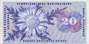 Banknote from Switzerland