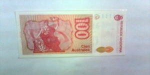 Banknote from Argentina