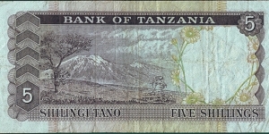 Banknote from Tanzania