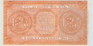 Banknote from Italy