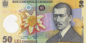 Romania 50 lei 2005, polymer Banknote