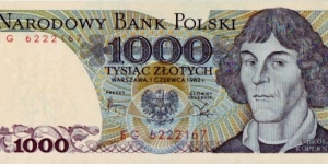 1000 Zlotych Banknote