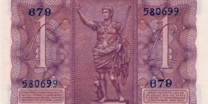 Banknote from Italy