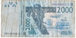 2000 Francs Banknote