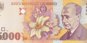 Romania 5000 lei 1998 Banknote