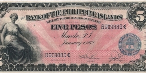 5 Peso Banknote