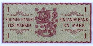 Banknote from Finland