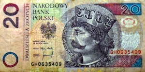 20 złotych - Narodowy Bank Polski Banknote