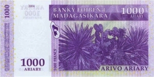 Banknote from Madagascar