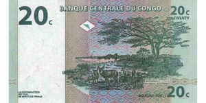 Banknote from Congo